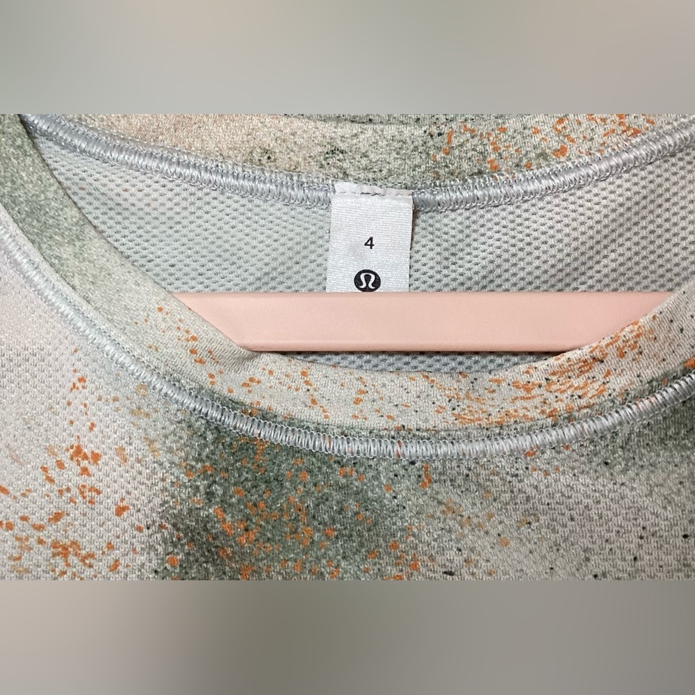 Lululemon High Neck Run And Train Tee - Picture 3 of 5